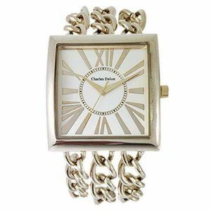 Charles Delon Dress/Formal Style Gold Watch